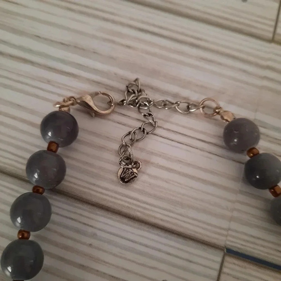 Aquarius Bead and Shell Multiple Strand Necklace - Picture 5 of 7